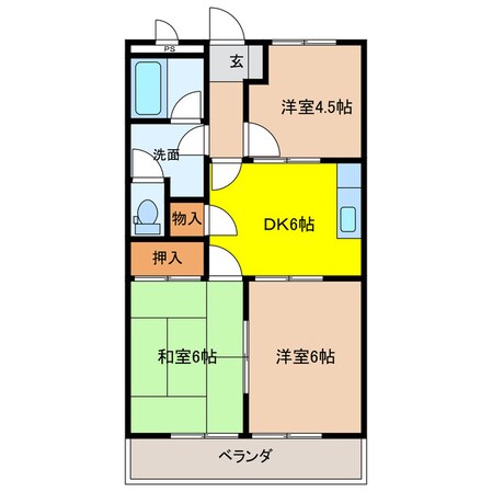 メゾンエクセルの物件間取画像